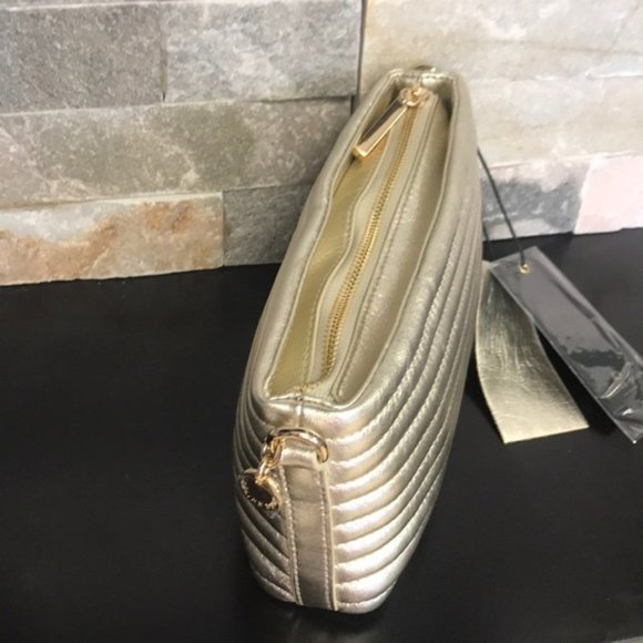 🔥 Celine Dion VIBRATO Quilted Leather CLUTCH - Picture 4 of 5